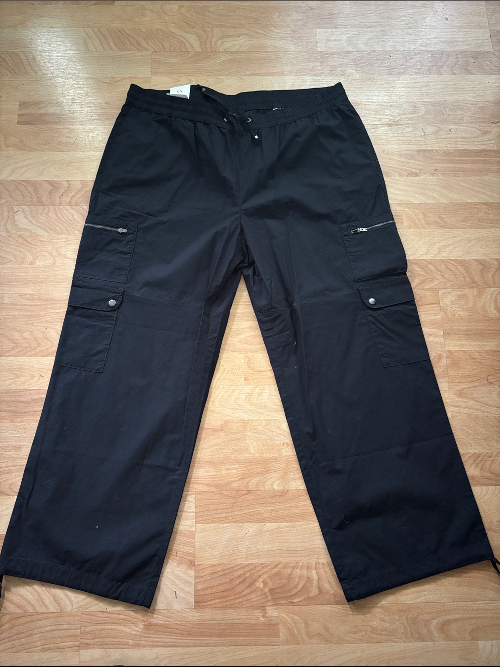Banana Republic Black Cropped Cargo Pants